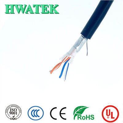 Гибкий промышленный многожильный силовой кабель с оболочкой из полиуретана, номинальное напряжение 300 В, маслостойкий