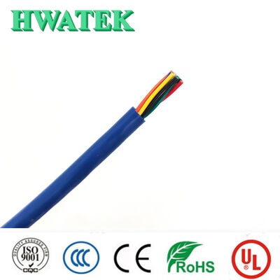 Кабель гибкий экранированный многожильный управления UL20940 с оболочкой из ПУ, медный провод, номинальное напряжение 600 В, маслостойкий