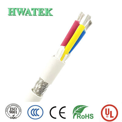 UL2095 4P×24AWG Плетеный экран Луженая медь Многожильный с изоляцией из вспененного полиэтилена ПВХ оболочка 300В 80°C кабель