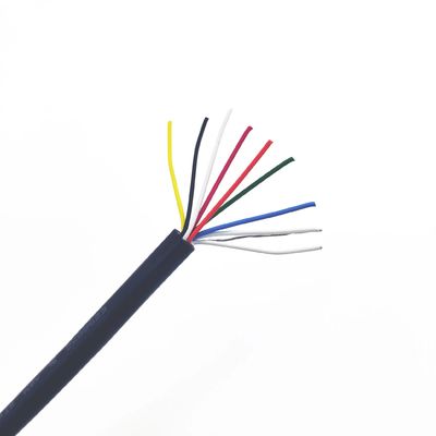 Гибкий промышленный кабель UL2464 с конфигурацией 2C×18AWG+10C×24AWG+W, огнестойкий VW-1 и сертифицированный UL