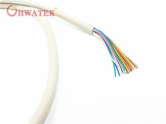 Кабель силовой экранированный UL2464 PVC в оплетке, 24-28AWG, 300В, промышленный провод